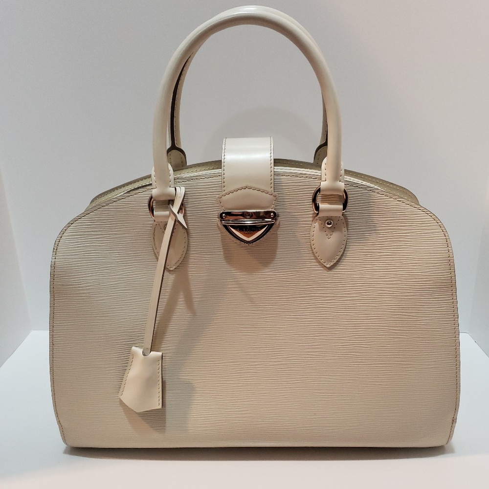 LOUIS VUITTON Ivory Epi Leather Pont Neuf PM 